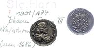 Sachsen-Albertinische Linie Silbermedaille Johann Georg III. 1680-1691. -