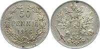 Finnland 50 Penniä 1 Nikolaus II. von Russland 1894-1917. -