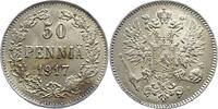 Finnland 50 Penniä 1 Nikolaus II. von Russland 1894-1917. -