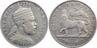 Äthiopien 1/2 Birr Melenik II. 1889-1913. -