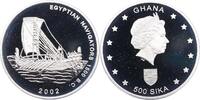 Britisch Westafrika-Ghana/Nigeria 500 Sika Republik seit 1958. -