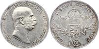 Haus Habsburg 1 Krone Franz Joseph I. 1848-1916. -