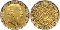 Baden 10 Mark Gold Friedrich I. 1856-1907. -