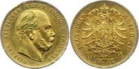 Preußen 10 Mark Gold Wilhelm I. 1861-1888. -