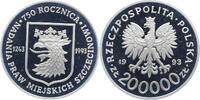Polen 200000 Zloty 1993 Republik Polen. Seit 1990. Polierte Platte 50,00 EUR  + 6,00 EUR frais d'envoi