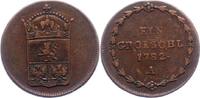Haus Habsburg Gr&ouml;schel 1 1782 A Josef II. 1780-1790. Sehr sch&ouml;n 19,00 EUR  + 6,00 EUR frais d'envoi