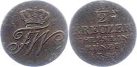 Brandenburg-Preußen Cu 1/2 Kreuzer Friedrich Wilhelm II. 1786-1797. -