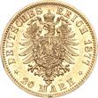 Sachsen 20 Mark 1877 E Albert 1873 - 1902 TTB-SUP