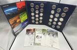 BRD 5 Euro Gedenkmünzenset Polymer Ring komplett Set -