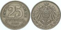 Kaiserreich 25 Pfennig 1908 A Probe matt / FDC-