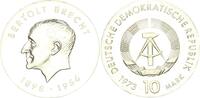 DDR 10 Mark Gedenkmünze Bertolt Brecht -