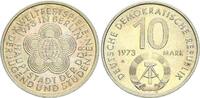DDR 10 Mark Gedenkmünze X. Weltfestspiele -