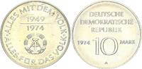 DDR 10 Mark Gedenkmünze 25 Jahre DDR -