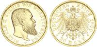 Württemberg 20 Mark 1900 F Wilhelm II. 1891 - 1918 vorzüglich / FDC- aus Polierte Platte