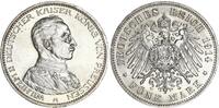 Preußen 5 Mark 1914 A Wilhelm II. 1888 - 1918 in Uniform vorzüglich / FDC-