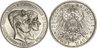 Braunschweig 3 Mark 1915 A Ernst August 1913 - 1916 ohne Lüneburg SPL