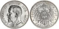 Lippe 3 Mark 1913 A Leopold IV. 1904 - 1918 prägefrisch, FDC
