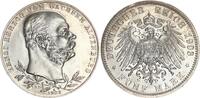 Sachsen-Altenburg 5 Mark 1903 A Ernst 1853 - 1908 Regierungsjubiläum prägefrisch, FDC