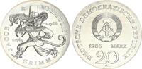 DDR 20 Mark 1986 A Gedenkmünze Gebrüder Grimm prägefrisch, stempelglanz 295,00 EUR  + 16,99 EUR frais d'envoi
