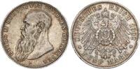Sachsen-Meiningen 5 Mark 1902 D Georg II. 1866 - 1914 langer Bart sehr s... 495,00 EUR  + 16,99 EUR frais d'envoi