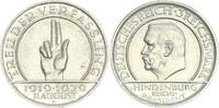 Weimarer Republik 3 Reichsmark Schwurhand -