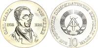 DDR 10 Mark Gedenkmünze Carl Maria von Weber -