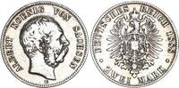 Sachsen 2 Mark Albert 1873 - 1902 -