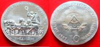 DDR 10 Mark 1989 Quadriga von J. G. Schadow Stempelglanz 58,00 EUR  + 18,00 EUR frais d'envoi