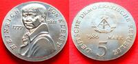 5 Mark 1986 DDR Heinrich von Kleist Stempelglanz