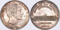 Bayern, Königreich Geschichtsdoppeltaler, 3 1/2 Gulden (3/63Ku) Maximilian II. Gesch.- Doppeltaler, Glaspalast, AKS 164a Var., K.123 b -