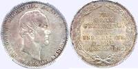 Sachsen, Königreich 1/3 Taler, 1/3 Sterbetaler (3/30Wa) Friedrich August II., 1/3 Sterbetaler 1854 F, AKS 119 PCGS MS62 -