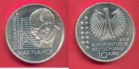 BRD 10 Euro Max Planck st Silber -