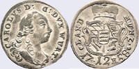 Württemberg, Herzogtum 12 Kreuzer (13/40So) Karl Eugen, 12 Kreuzer, 1758, Ebner 113 var. -