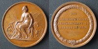 ERZBISTUM SALZBURG - MEDAILLEN 1803-1945 o.J. (vor 1864) Bronzemedaille der Landwirtschaftsgesellschaft Salzburg vzgl +/-