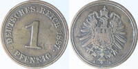 DEUTSCHLAND Pfennig 1887 A Kaiserreich TTB-