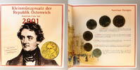 Österreich Kleinmünzensatz 2001 Letzte Schilling ! stfr 17,00 EUR  + 7,90 EUR frais d'envoi