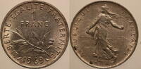 France 1 franc 1969 ss vz +/- 3,00 EUR  + 7,90 EUR frais d'envoi