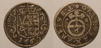 Sachsen 6 Pfennig 1665 CR Johann Georg 2. 1656-1680 ss 30,00 EUR  + 7,90 EUR frais d'envoi