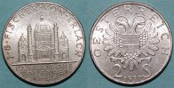 ÖSTERREICH _ 1.REPUBLIK Doppelschilling fischer von erlach - karlskirche -