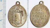 TIROL - Wallfahrt Wallfahrtsmedaille - Breverl 1860-1930 Alte Sammlung Tiroler Wallfahrt: ABSAM VF / vzgl+ /-