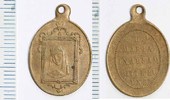 TIROL - Wallfahrt Wallfahrtsmedaille - Breverl 1860-1930 Alte Sammlung Tiroler Wallfahrt: ABSAM VF / vzgl+ /-