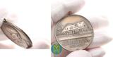 Apolda, Stadt. Silbermedaille 1929 Auf das 50jährige Mitgliedsjubiläum. Von Wernstein. SUP