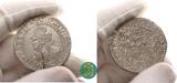Mecklenburg 1 Taler 1549 Johann Albrecht 1547-1576. TTB, Schrötlingsriss