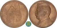 Sachsen Gotha - Stadt Bronzemedaille v. Adolf Lehnert 1915 25 Jahre Jubiläum des Oberbürgermeisters Otto Liebetrau. SUP