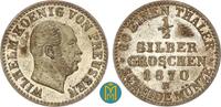Brandenburg-Preußen. 1/2 Silbergroschen Wilhelm I. 1861-1888. -