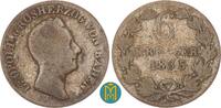 Baden-Durlach 6 Kreuzer Leopold 1830-1852. -
