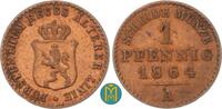 Reuss ältere Linie zu Obergreiz 1 Pfennig Heinrich XXII. 1859-1902. -