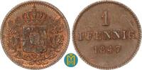 Bayern 1 Pfennig Ludwig I. 1825-48. -