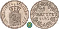 Hessen-Darmstadt 1 Kreuzer Ludwig III. 1848-1877. -
