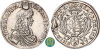 Sachsen-Albertinische Linie 1/6 Taler Johann Georg II. 1656-1680. -